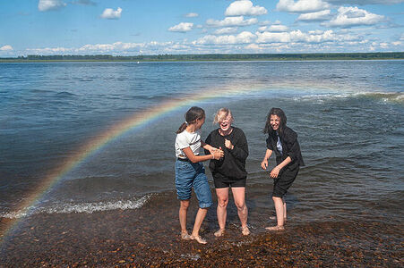 Enisey Embankment. Eniseysk