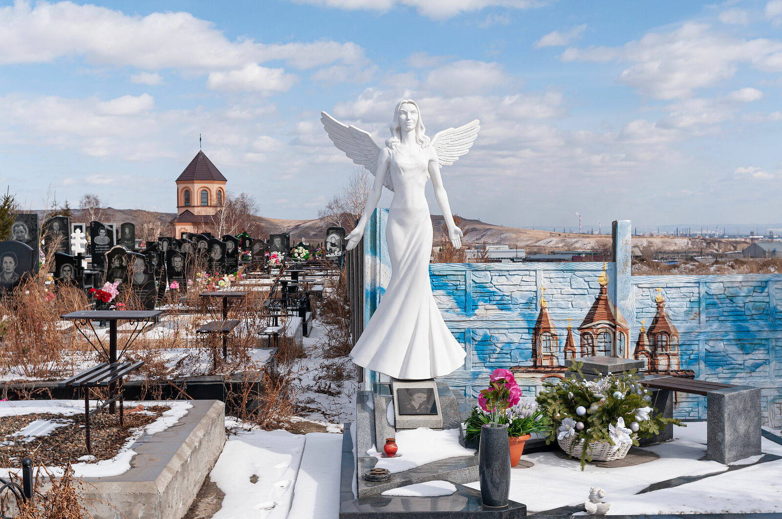 Badalyk Cemetery. Krasnoyarsk