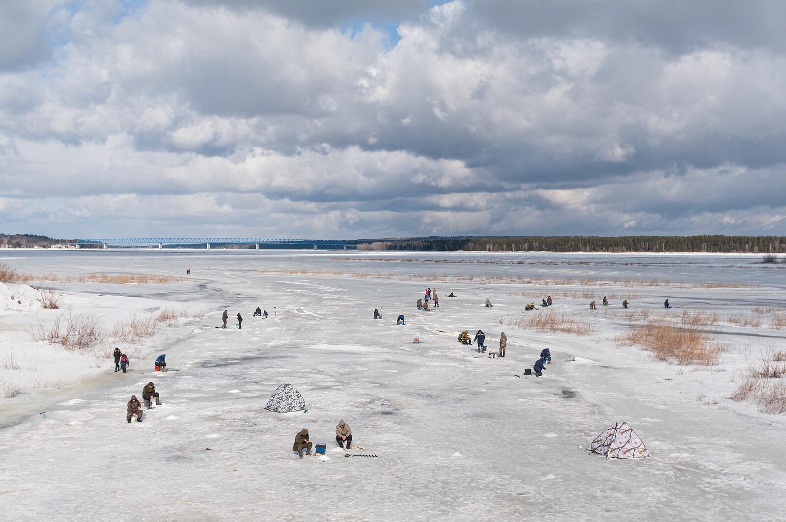 Winter Fishing. Abalakovo